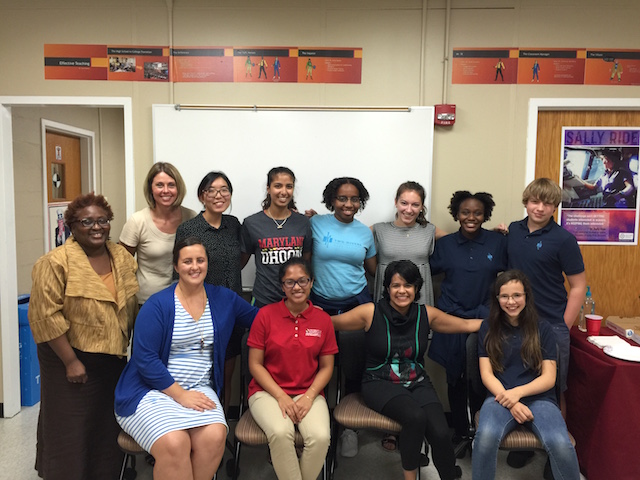 Terrapin Teachers Master teachers and guests from Two Rivers public charter school.